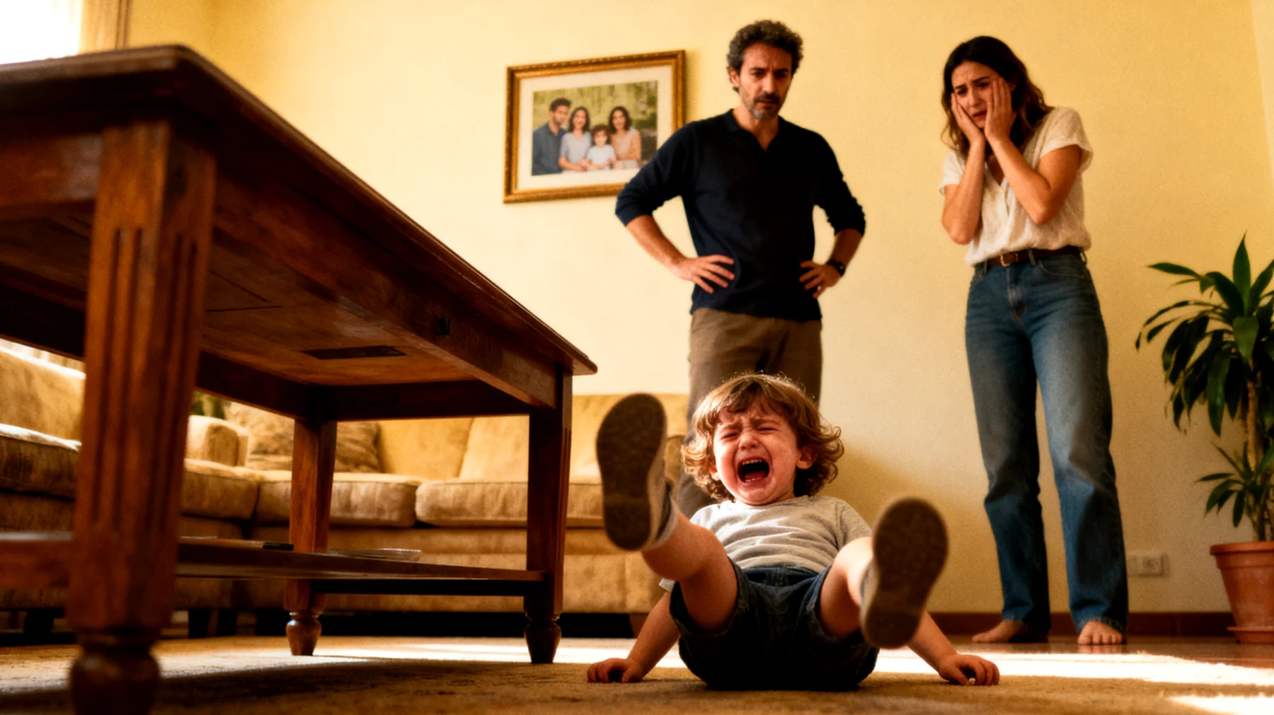 Genitori che faticano a gestire le reazioni esplosive e le crisi dei loro bambini quando affrontano piccole frustrazioni quotidiane, come non ottenere subito ciò che vogliono o dover interrompere un'attività piacevole"