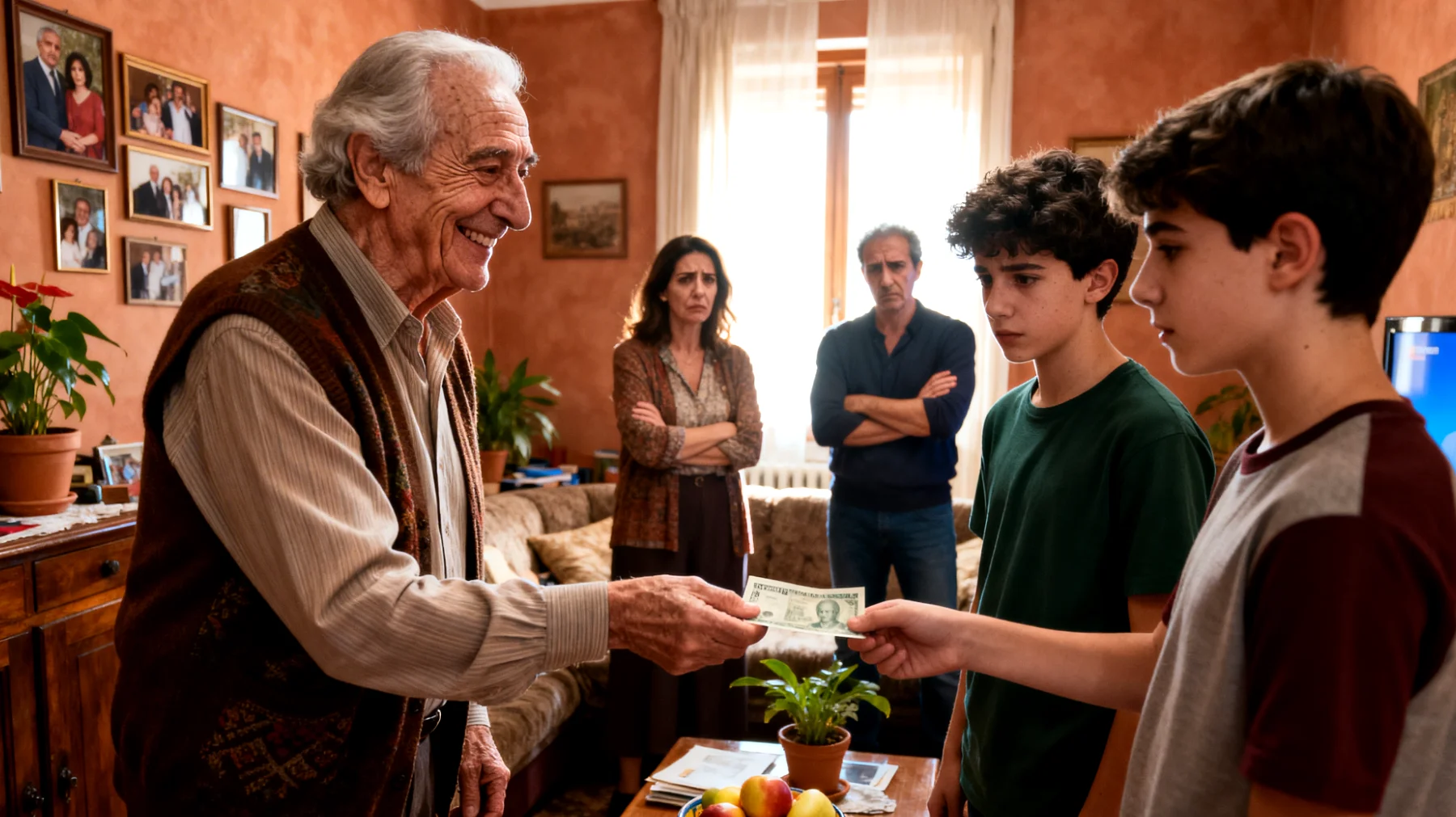 I nonni hanno difficoltà a dire 'no' ai nipoti adolescenti, creando tensioni con i genitori e confusione educativa"