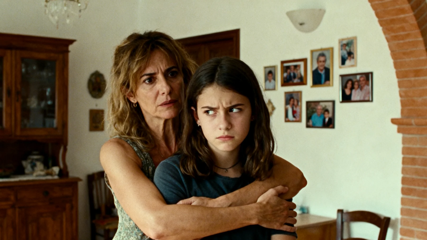 Una mamma che protegge eccessivamente la figlia adolescente, limitandone l'autonomia e creando conflitti sulla libertà e la fiducia reciproca"