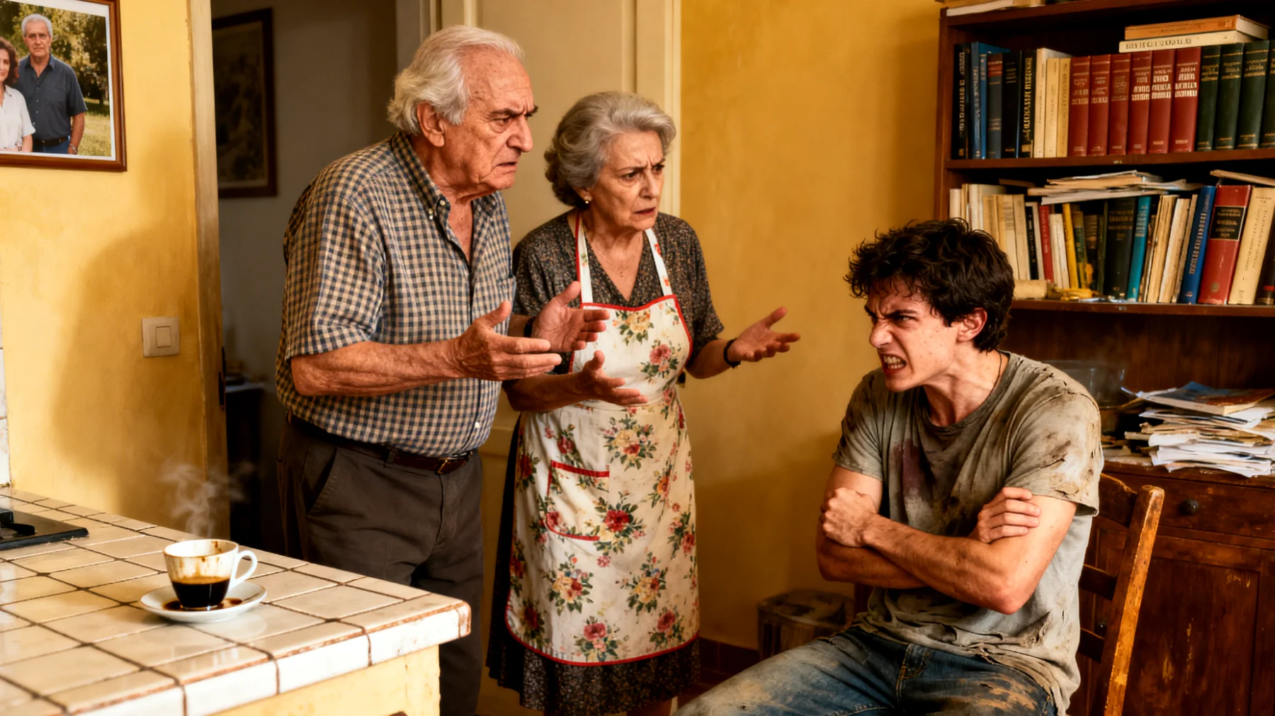 I nonni faticano a gestire la scarsa tolleranza alla frustrazione dei nipoti giovani adulti, che reagiscono con rabbia o rinuncia immediata di fronte alle difficoltà lavorative, relazionali o personali, creando tensioni e incomprensione generazionale"